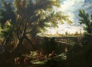 Landscape with a water carrier